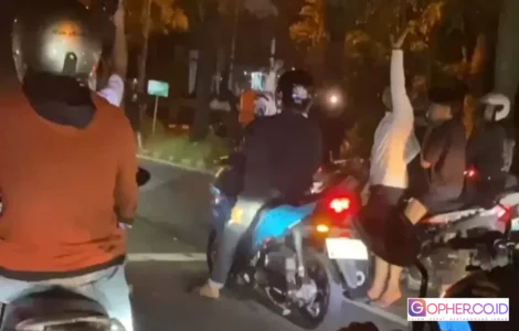 balap liar Jalan Raya Bogor