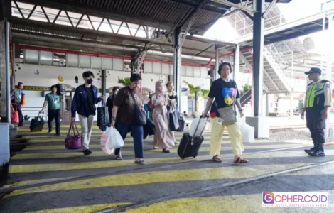 KAI keberangkatan penumpang Lebaran