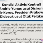kondisi mata kanan aktivis KontraS