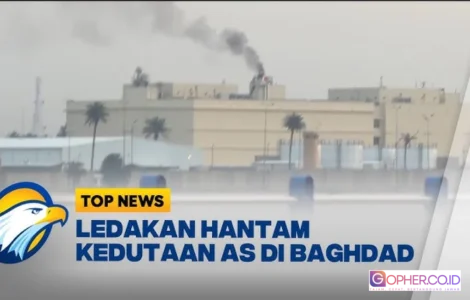 Ledakan Baghdad Kedutaan AS