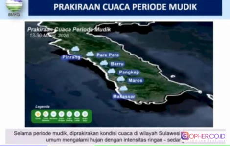 Prediksi Cuaca Mudik Lebaran 2026