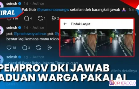 foto AI aduan warga jaktim