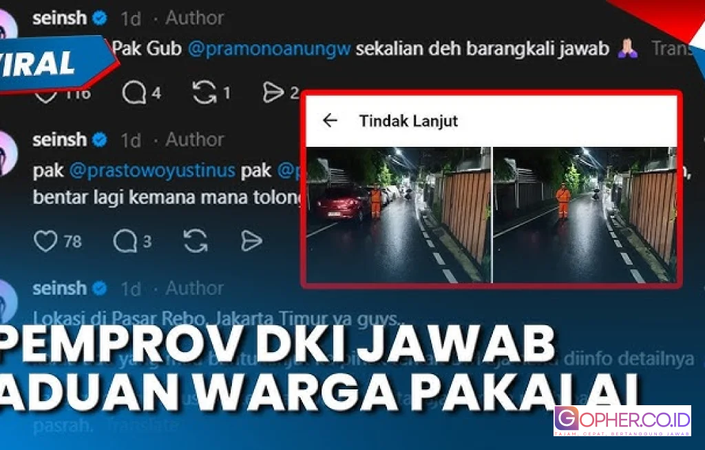 foto AI aduan warga jaktim