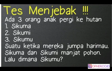 pertanyaan menjebak dan jawabannya